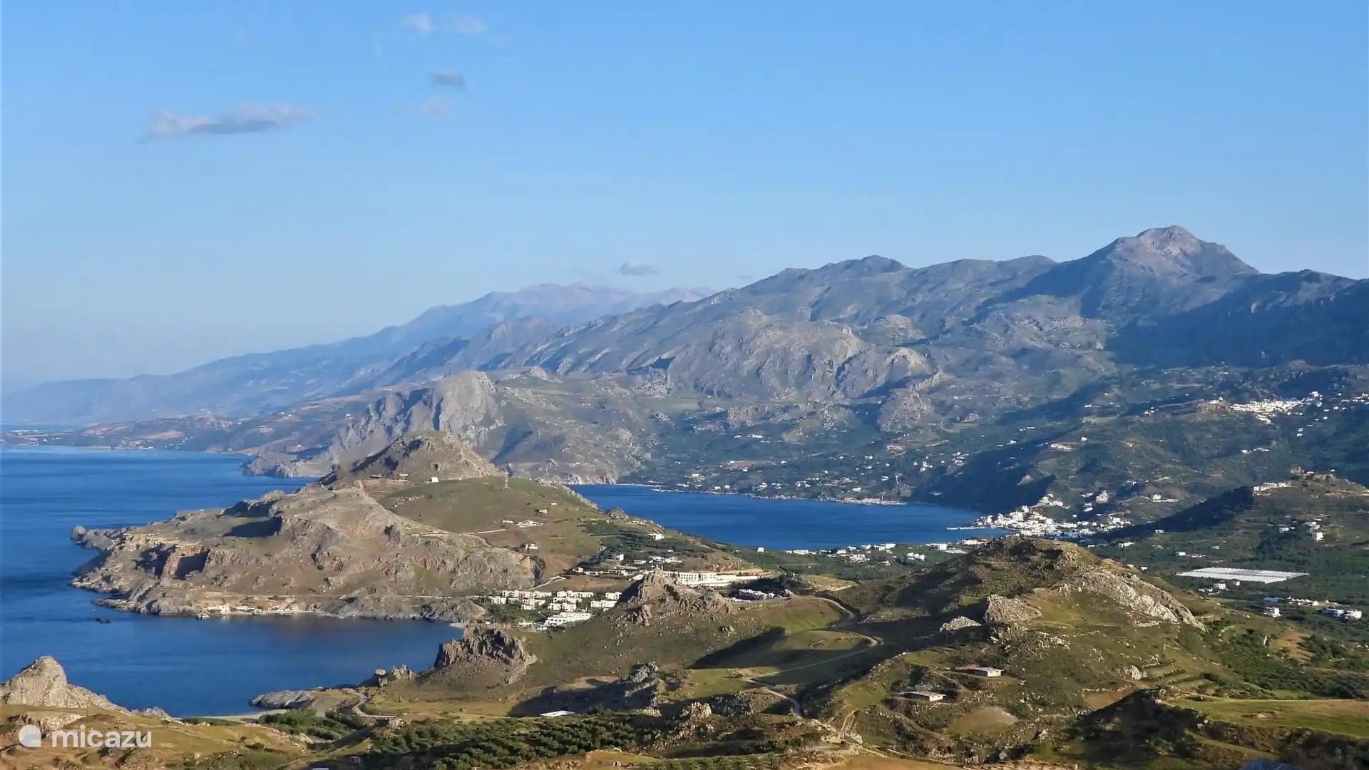 Plakias und Sellia von Osten nach Westen gesehen.