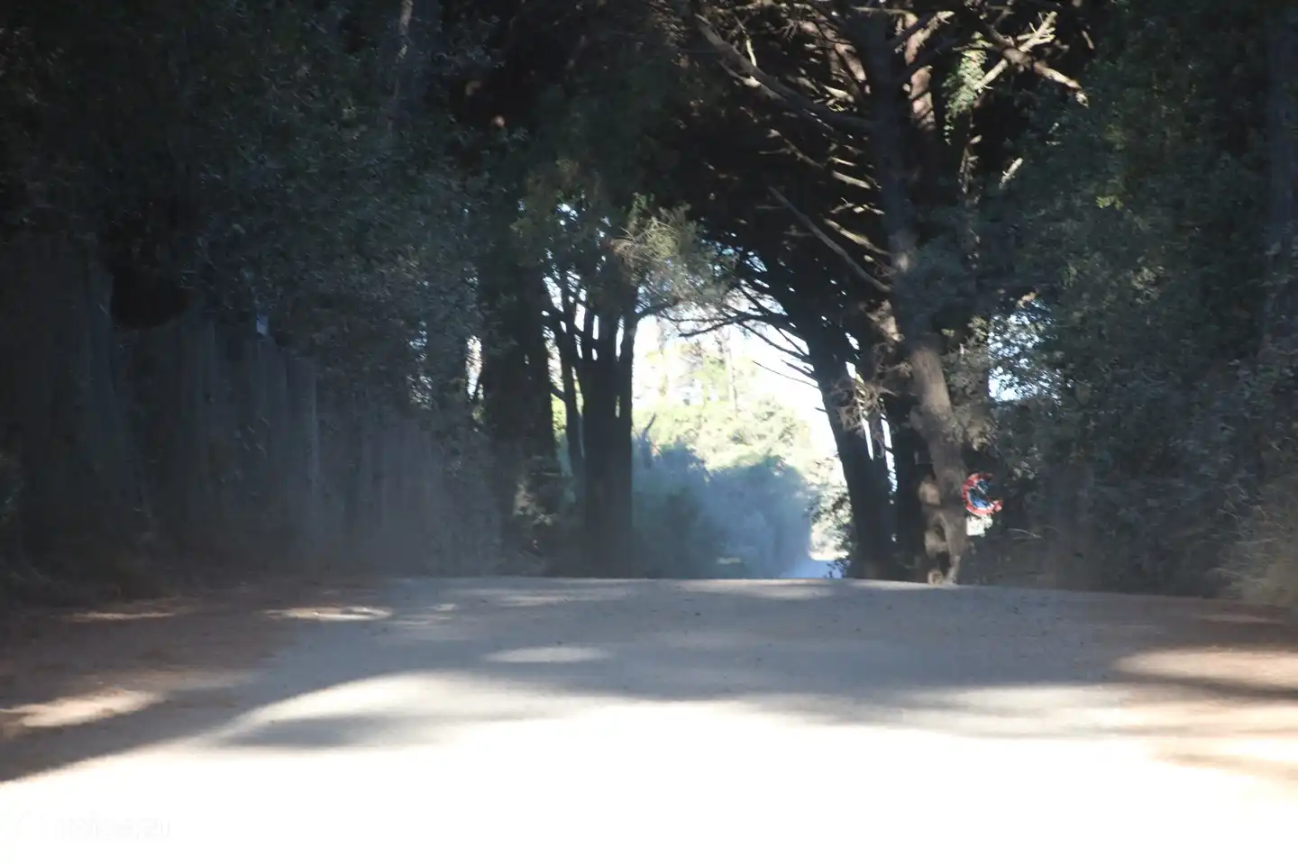 De weg naar het strand