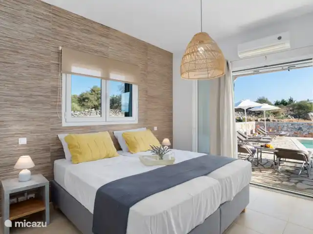 Villa Séléné | Grèce, Crète, Xirosterni - villa Villa Séléné Chambre des maîtres