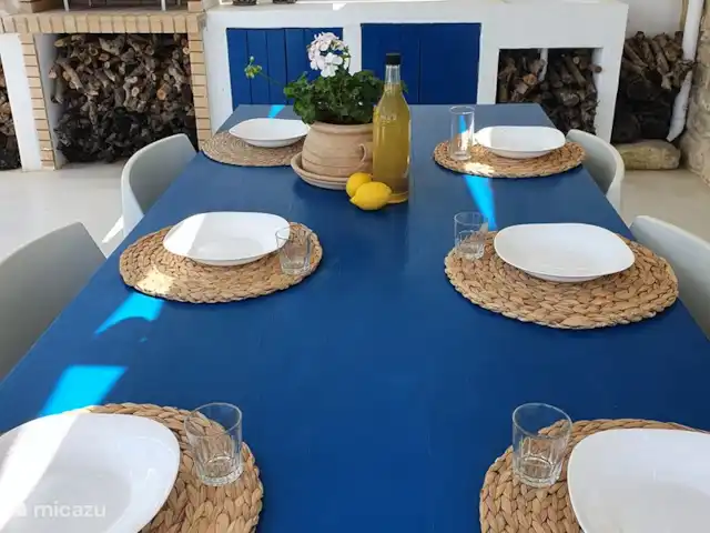 Villa Xenia | Grèce, Crète, Kamilari - maison de vacances Cuisine extérieure avec barbecue