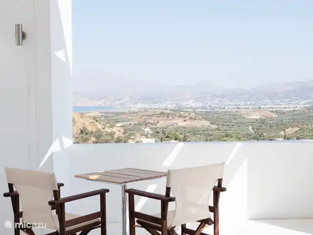 Villa Xenia | Grèce, Crète, Kamilari - maison de vacances Belle vue depuis la terrasse sur le toit