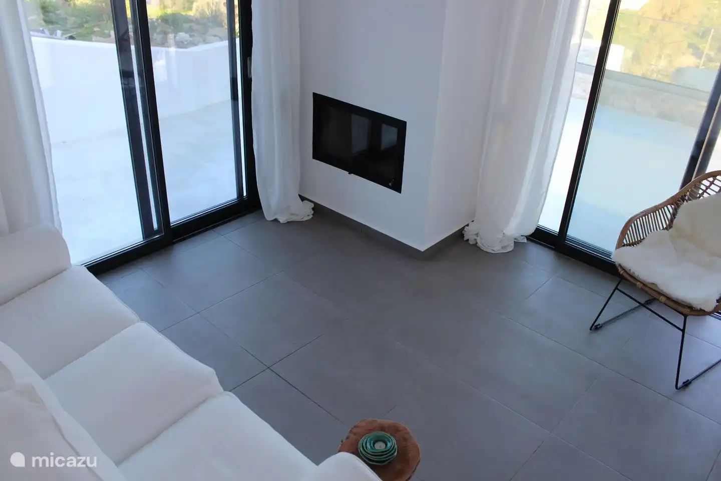 Zitkamer met openhaard