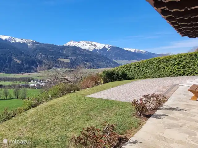Chalet Stuhlfelden | Autriche, Salzburgerland, Stuhlfelden - chalet Vue de la terrasse sur la vallée et les montagnes