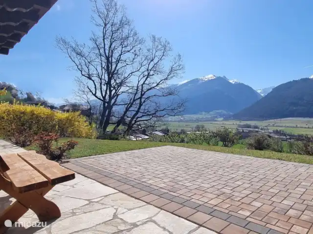 Chalet Stuhlfelden | Autriche, Salzburgerland, Stuhlfelden - chalet Vue de la terrasse sur la vallée et les montagnes