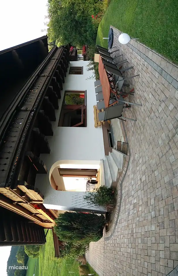 Terraces on the south and west