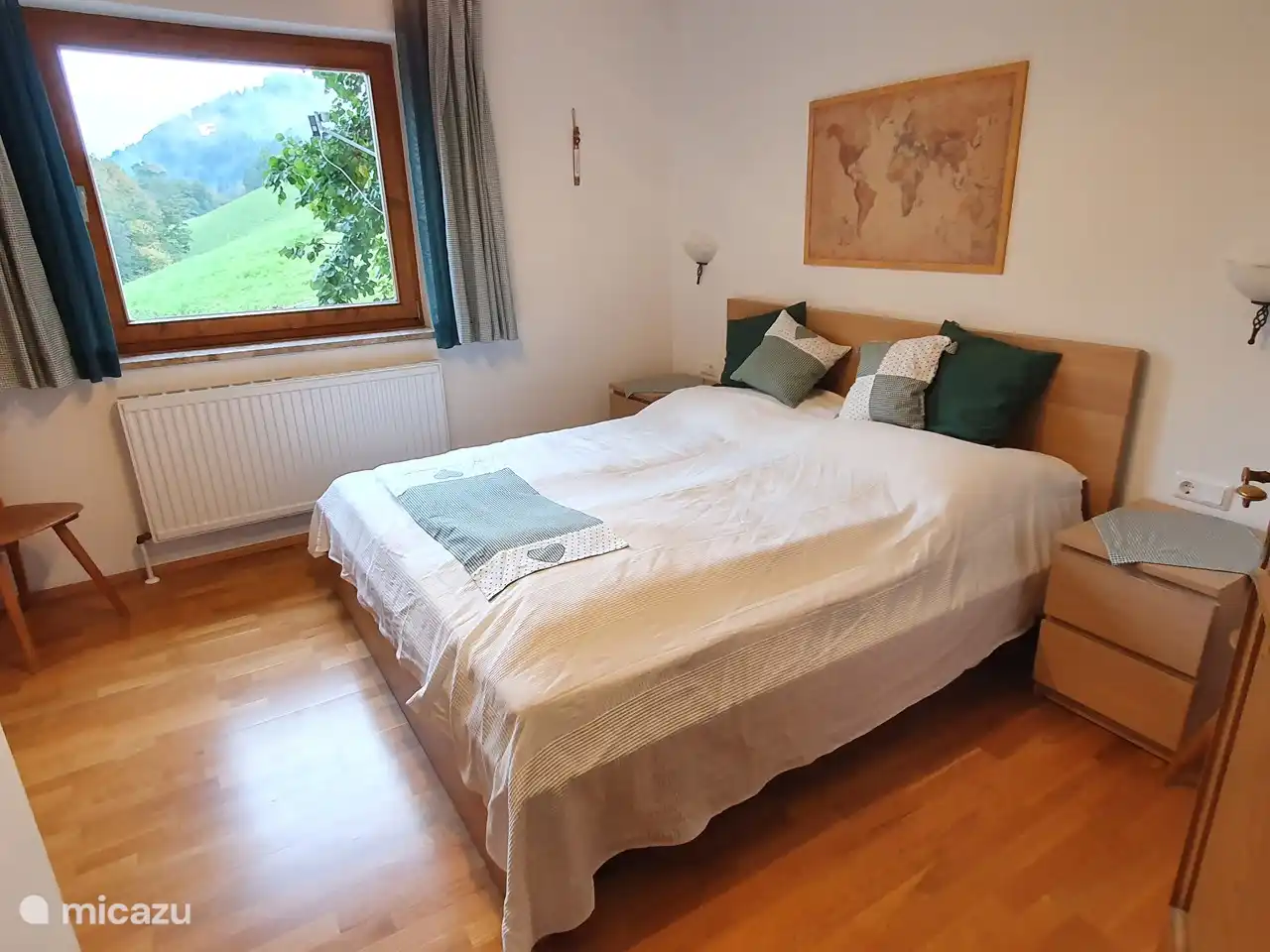 Bedroom and bathroom ground floor