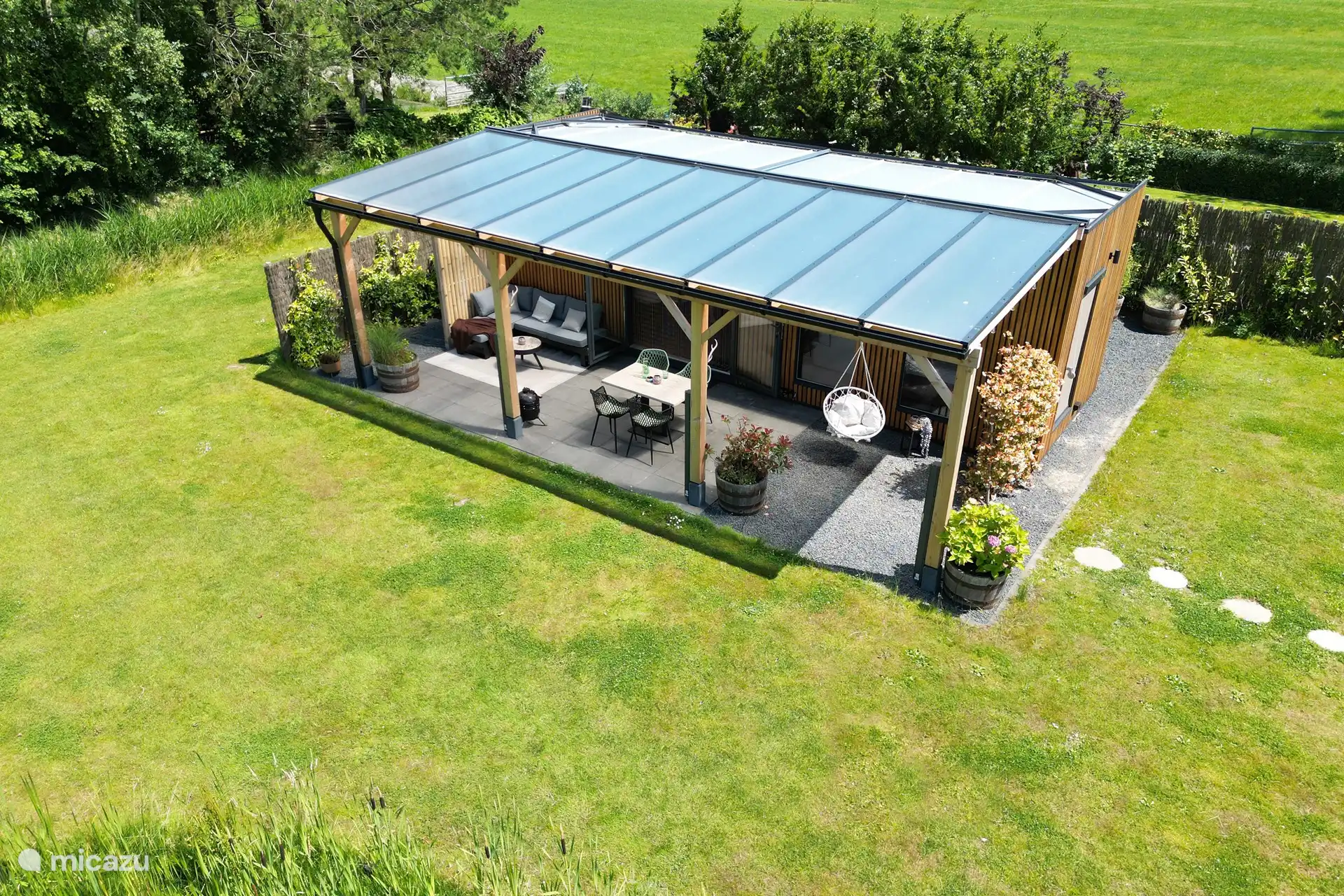 Prachtige veranda van XXL Direct 