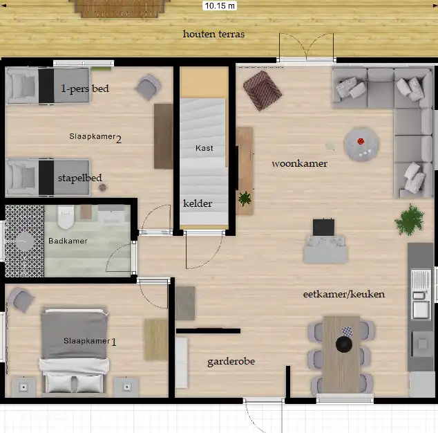 Karte des Ferienhauses