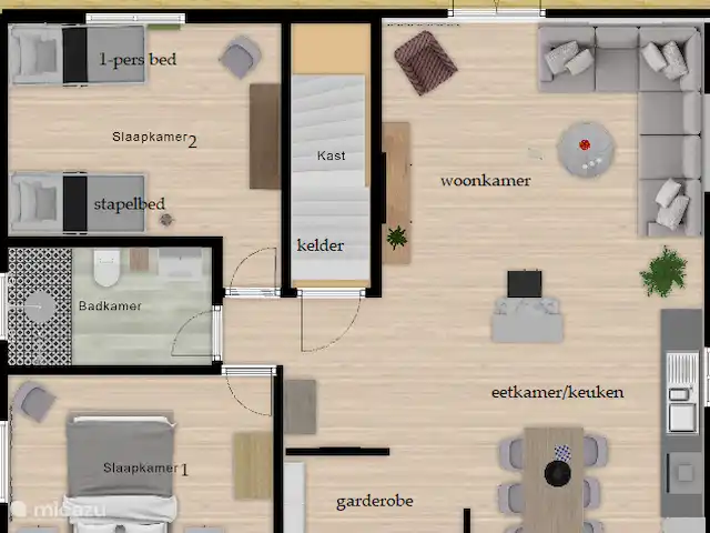 Location de Vacances Suède, Värmland, Nykroppa, maison de vacances - Maison GWEN en lac +service complet plan de la maison de vacances