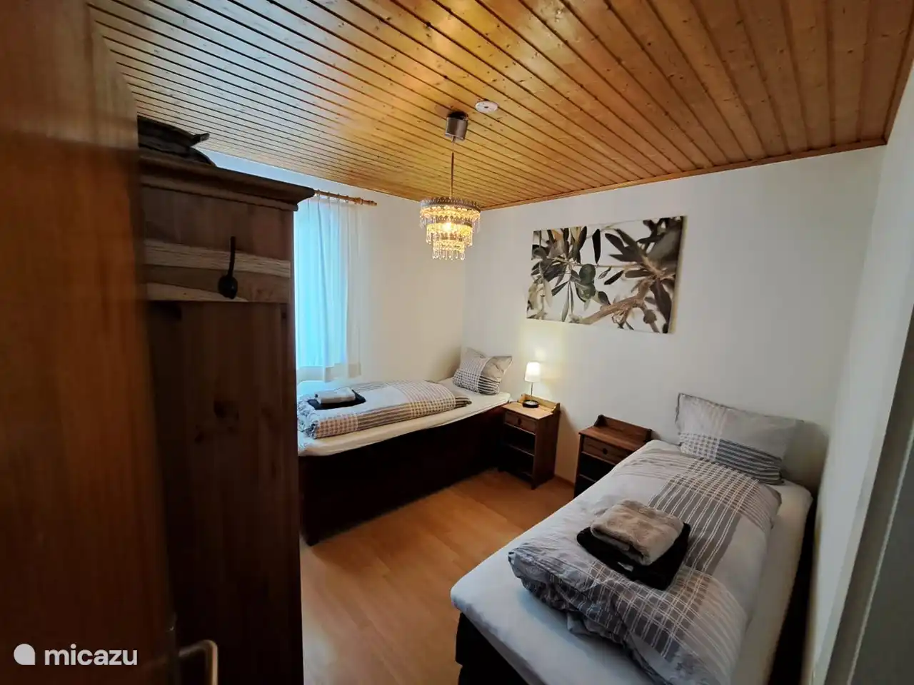 Kleines Schlafzimmer auch mit Boxspring