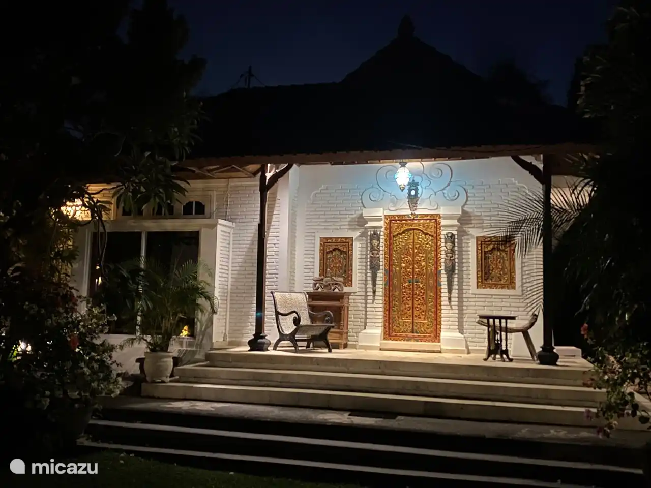 Casa para dormir por la noche