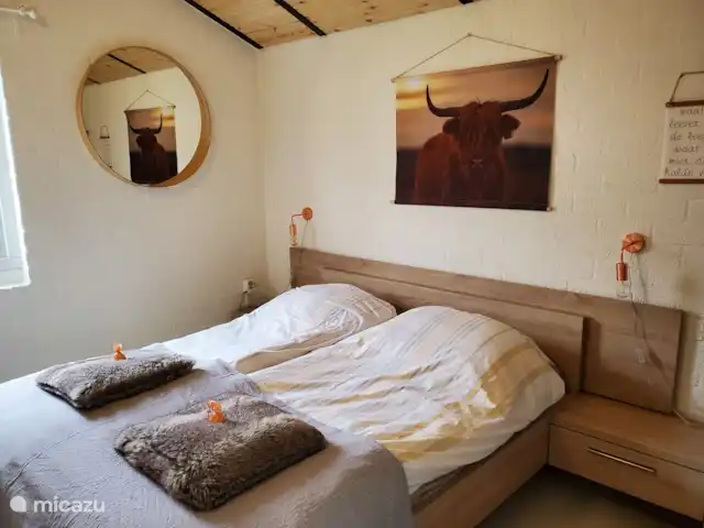 Location de Vacances Pays-Bas, Limbourg, Simpelveld, maison de vacances - Elisa Chambre avec un lit double. Des matelas de qualité, un lit fait et une chambre douillette. Vous dormirez sûrement sur vos deux oreilles !