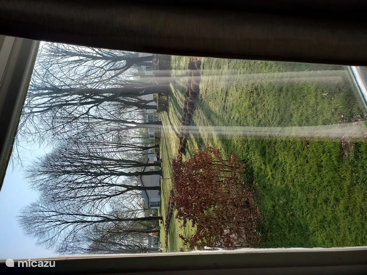 Die Aussicht aus dem zweiten Schlafzimmer. 