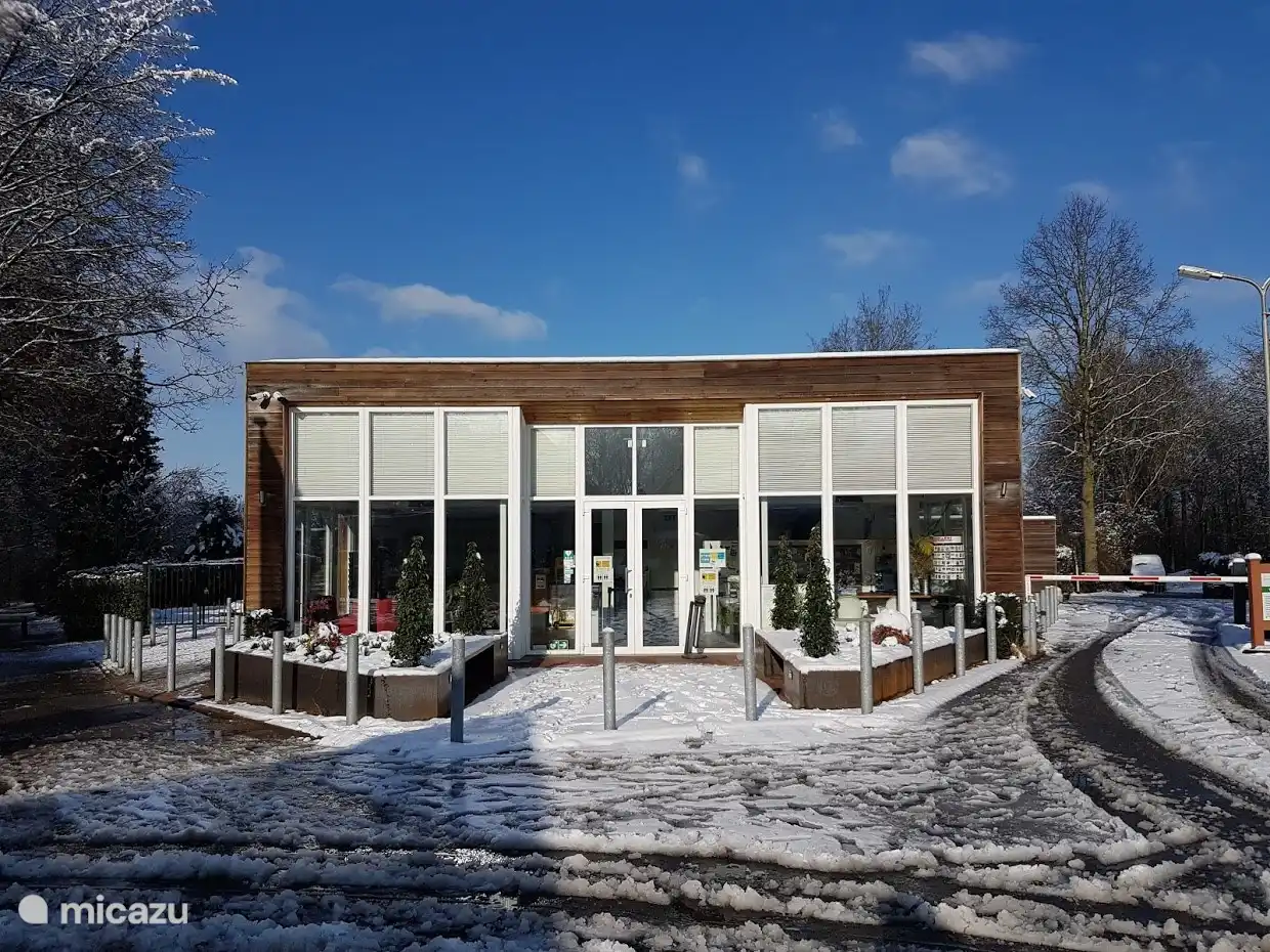 Die Rezeption im Bungalowpark