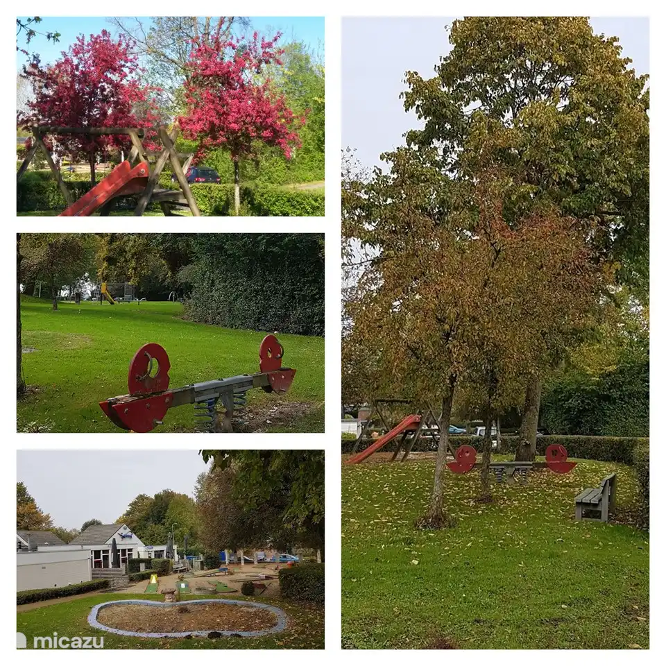 Der Park hat mehrere Spielplätze für unsere jüngsten Gäste!
