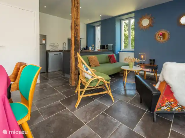 Rémetta | France, Dordogne, La Bachellerie - maison de vacances Salle à manger et coin salon