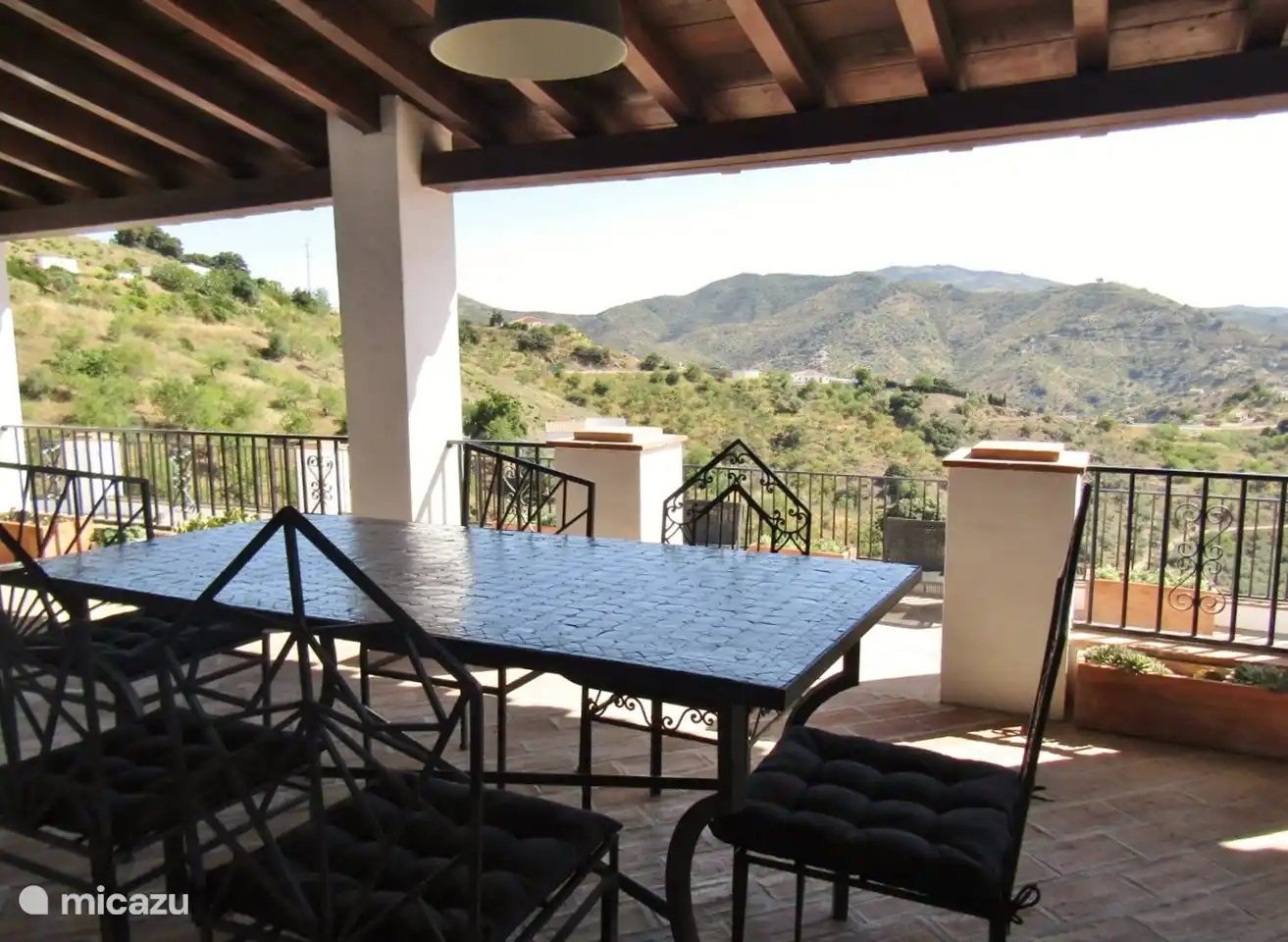 Uitzicht vanaf terras