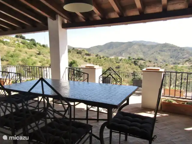 villa en España, Costa del Sol, Comares – Casa Mendoza Vista desde la terraza