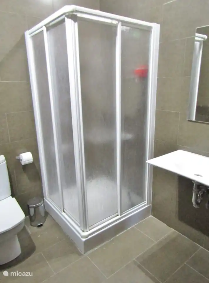 Ensuite badkamer 2 Met douche, lavabo en toilet