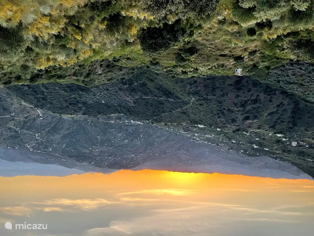 Uitzicht vanaf het terras.