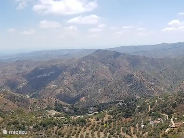 villa en España, Costa del Sol, Comares – Casa Mendoza Vista desde Comares
