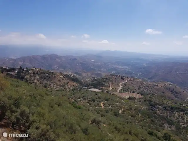 villa en España, Costa del Sol, Comares – Casa Mendoza Vista desde Comares