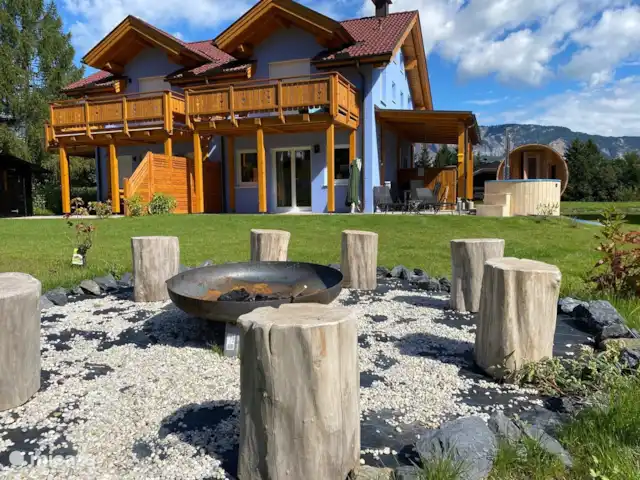 Vacances 3 pays-Hottub, BBQ, Sauna | Autriche, Carinthie, Arnoldstein - bungalow Foyer