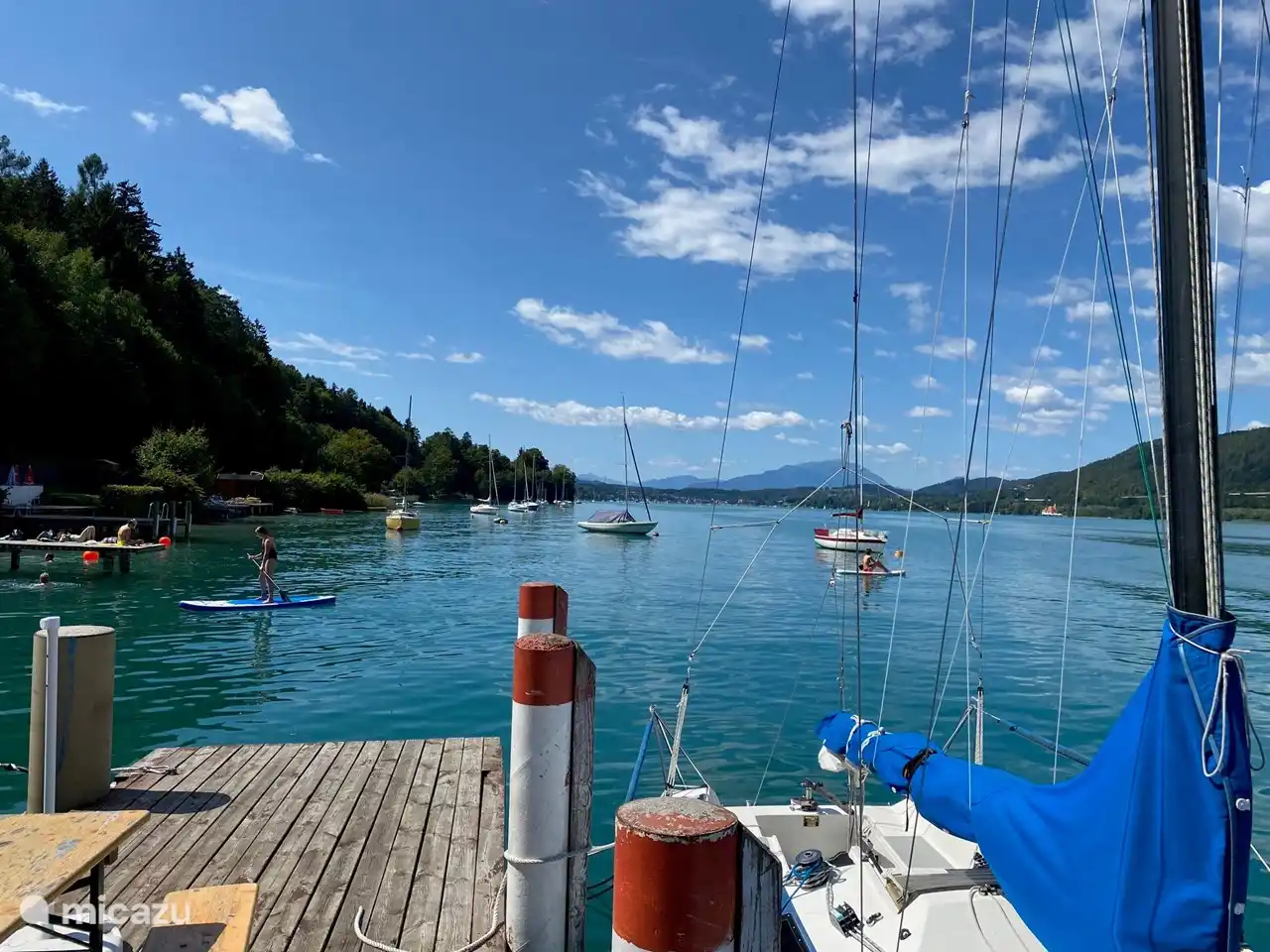 Navigation sur le lac Wörthersee près de Velden