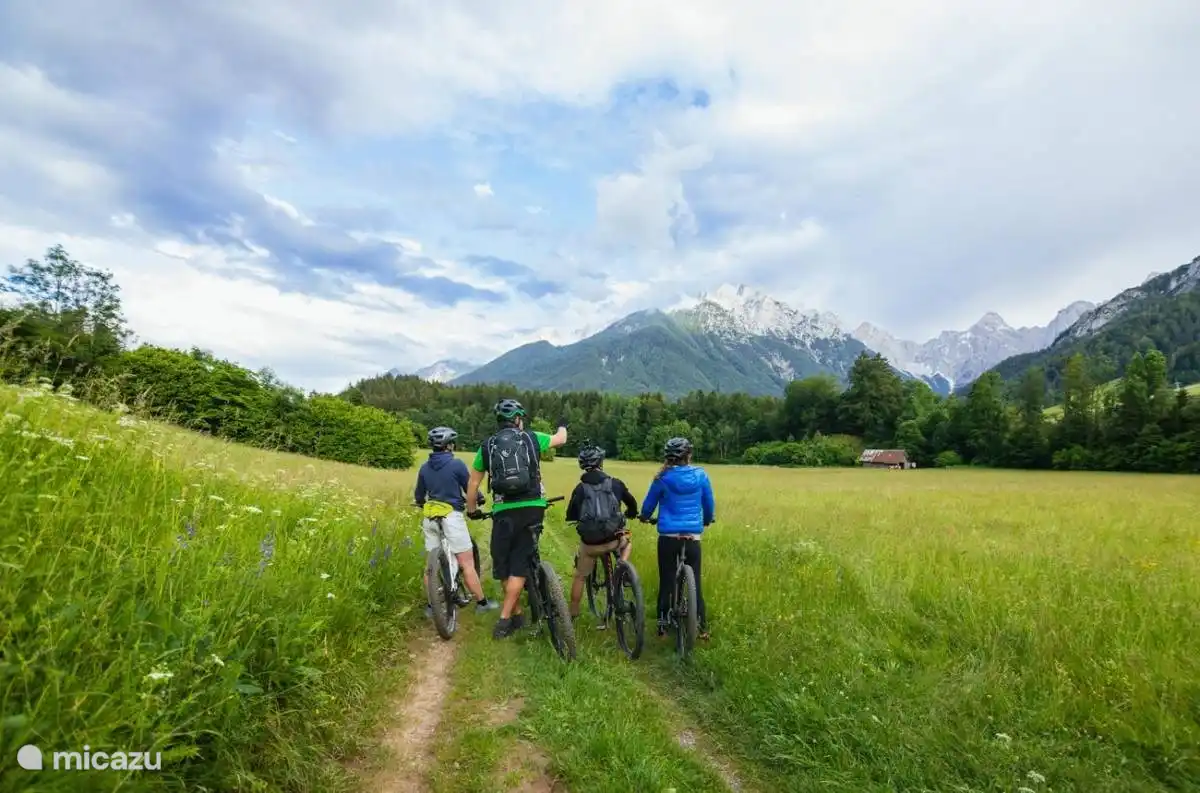 Faire du vélo le long de la Drau