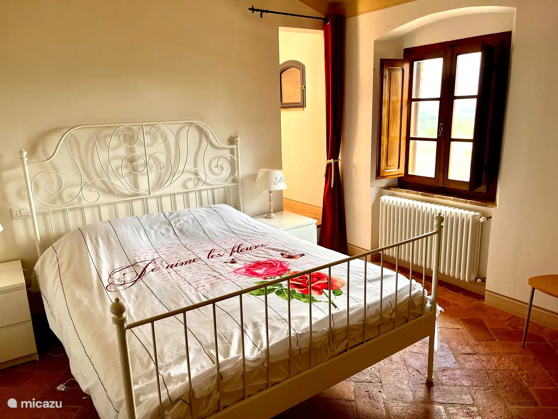 Das Hauptschlafzimmer im zweiten Stock