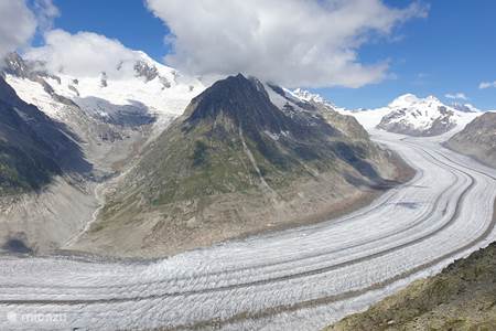 Eggishorn - viewpoint over the Aletsch Glacier
