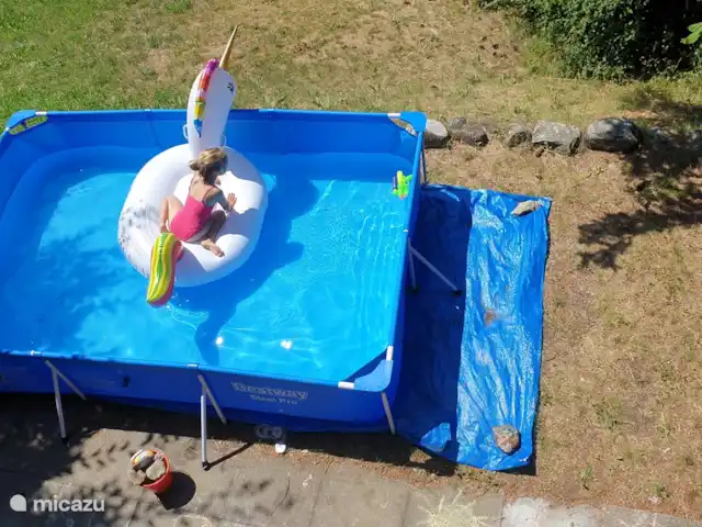 Chalet Belle Hélène | Suisse, Valais, Fiesch - chalet La piscine pour les enfants que nous installons l'été.