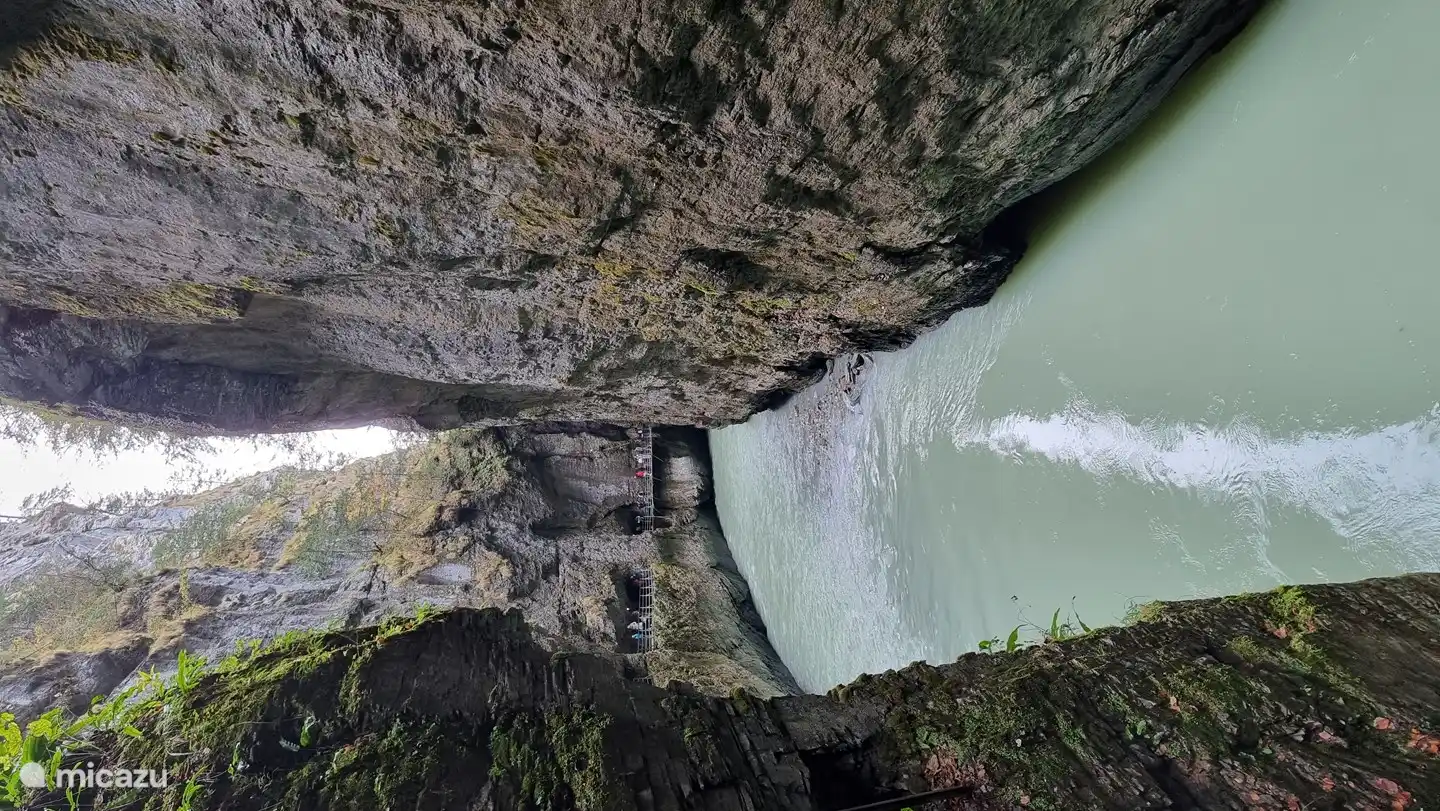 Aareschlucht (ravine) near Meiringen.