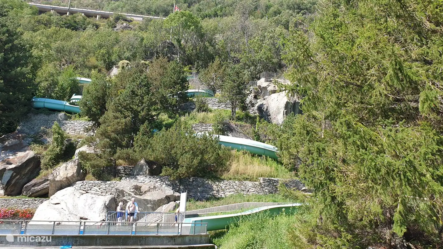 Brigerbad with the longest slide in Europe