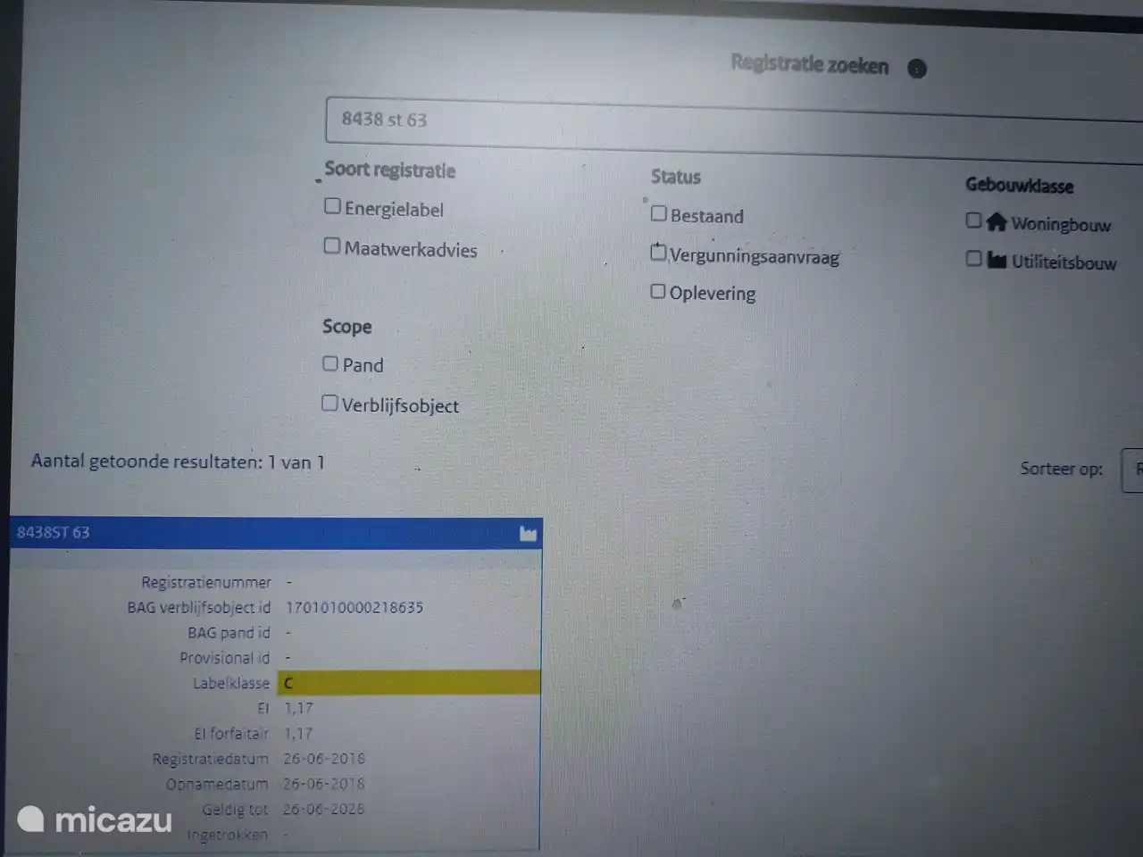 Dieses Energielabel stammt aus dem Jahr 2018, die Wand- und Bodendämmung wurde 2023 hinzugefügt. Dadurch bleibt die Wärme im Winter länger im Haus.