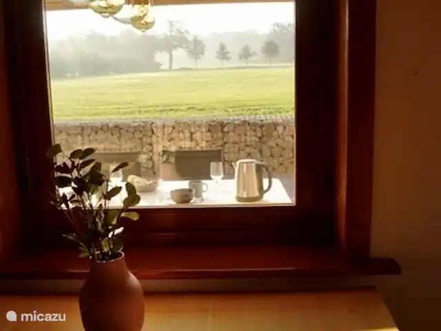Vakantiehuis de Kampstede huren in Nederland, Overijssel, Denekamp - appartement Prachtig uitzicht vanaf de eettafel