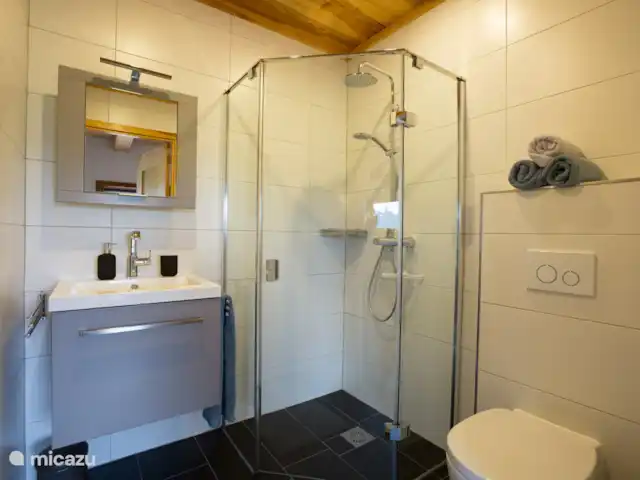 Vakantiehuis de Kampstede huren in Nederland, Overijssel, Denekamp - appartement Heerlijke stortdouche, vloerverwarming en een handdoekdroger