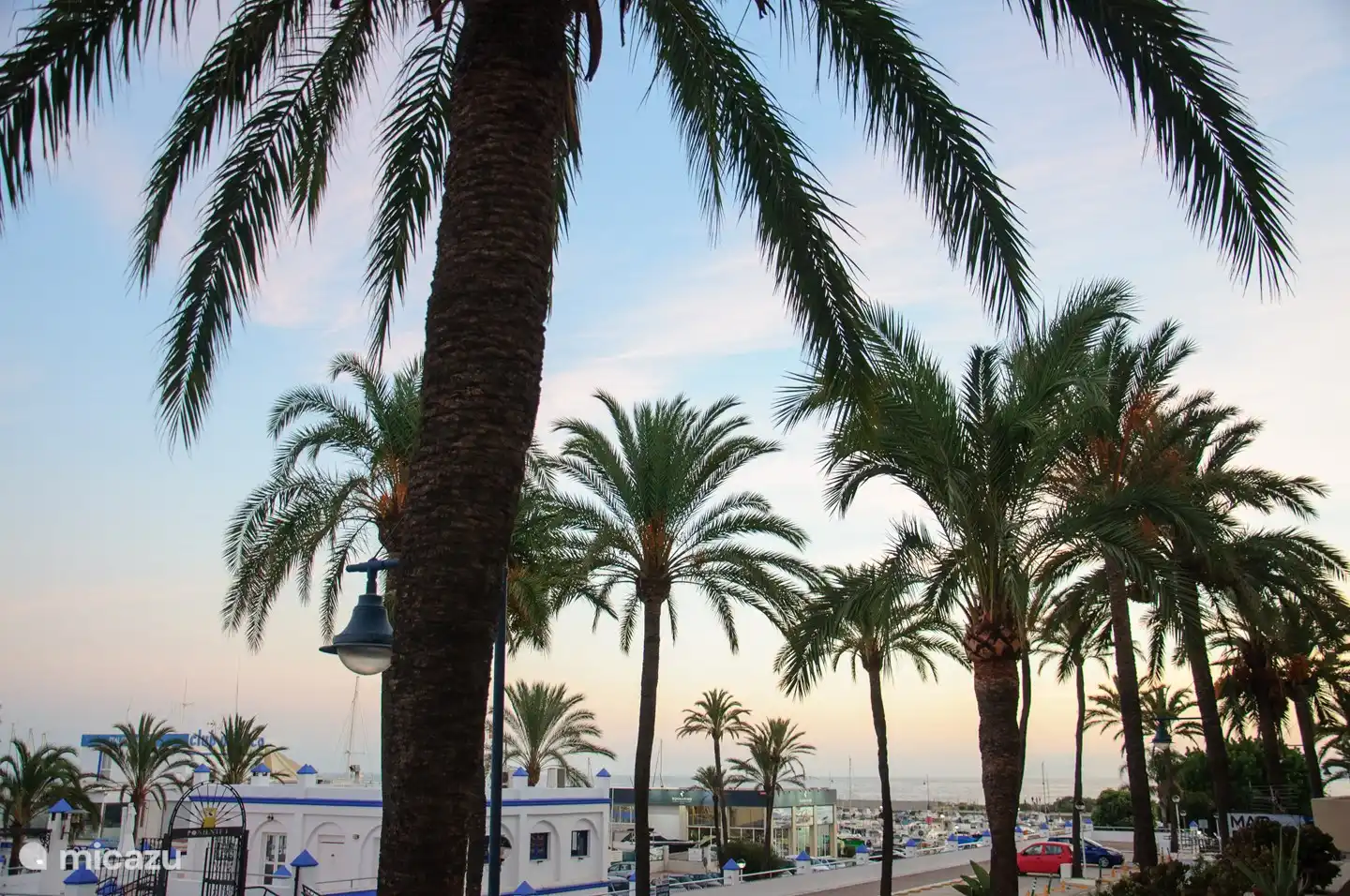 Vue depuis la terrasse vers Gibraltar