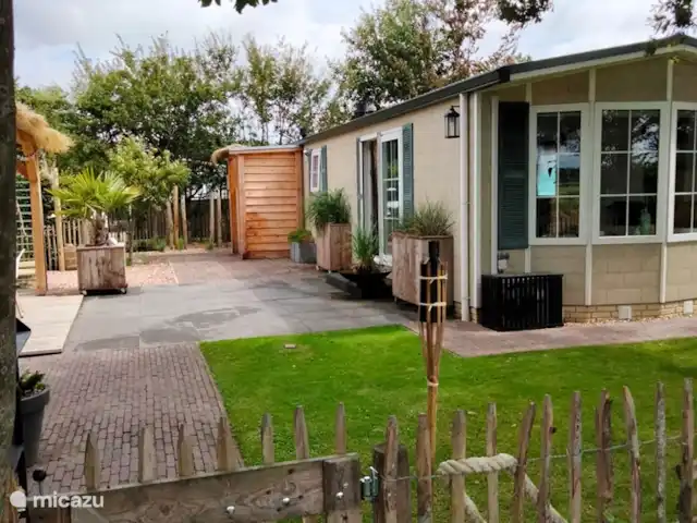 De Goede Ree 37 | Pays-Bas, Hollande méridionale, Goedereede - chalet Jardin entièrement clôturé, pelouse et auvent cosy..