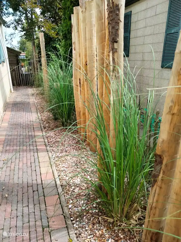 Garten an der Rückseite des Chalets