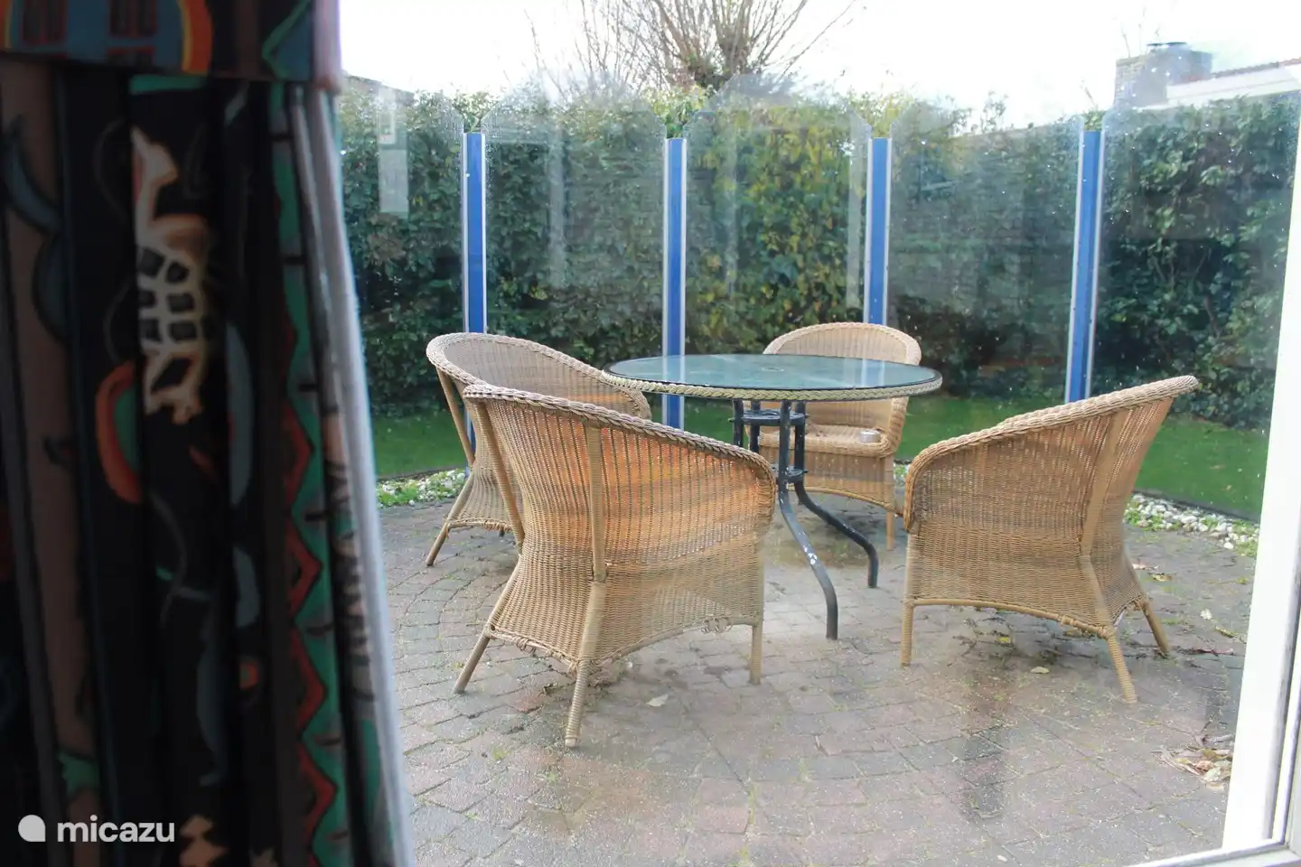 Agréable de s’asseoir sur la terrasse.