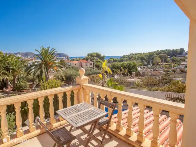 Villa Dali huren in Spanje, Costa Blanca, Moraira - villa Panoramisch zicht vanuit de master bedroom