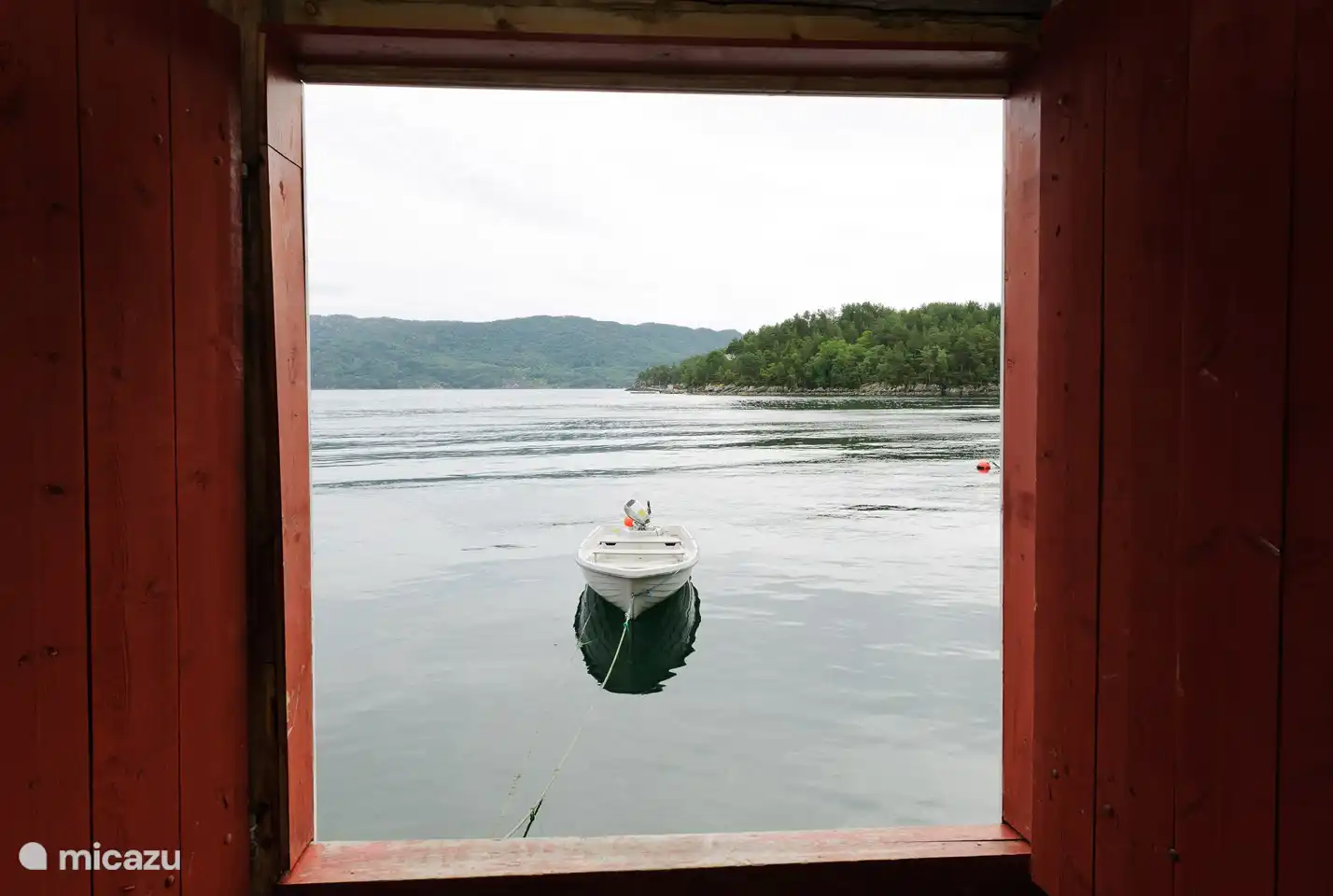 El cobertizo para botes con bote también se puede reservar