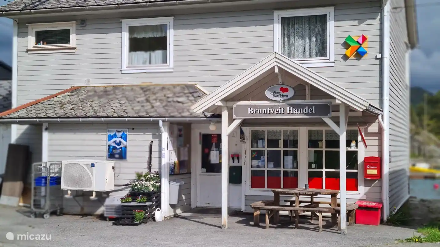 Bruntveit Handel, la tienda a 10 minutos a pie de la casa de vacaciones