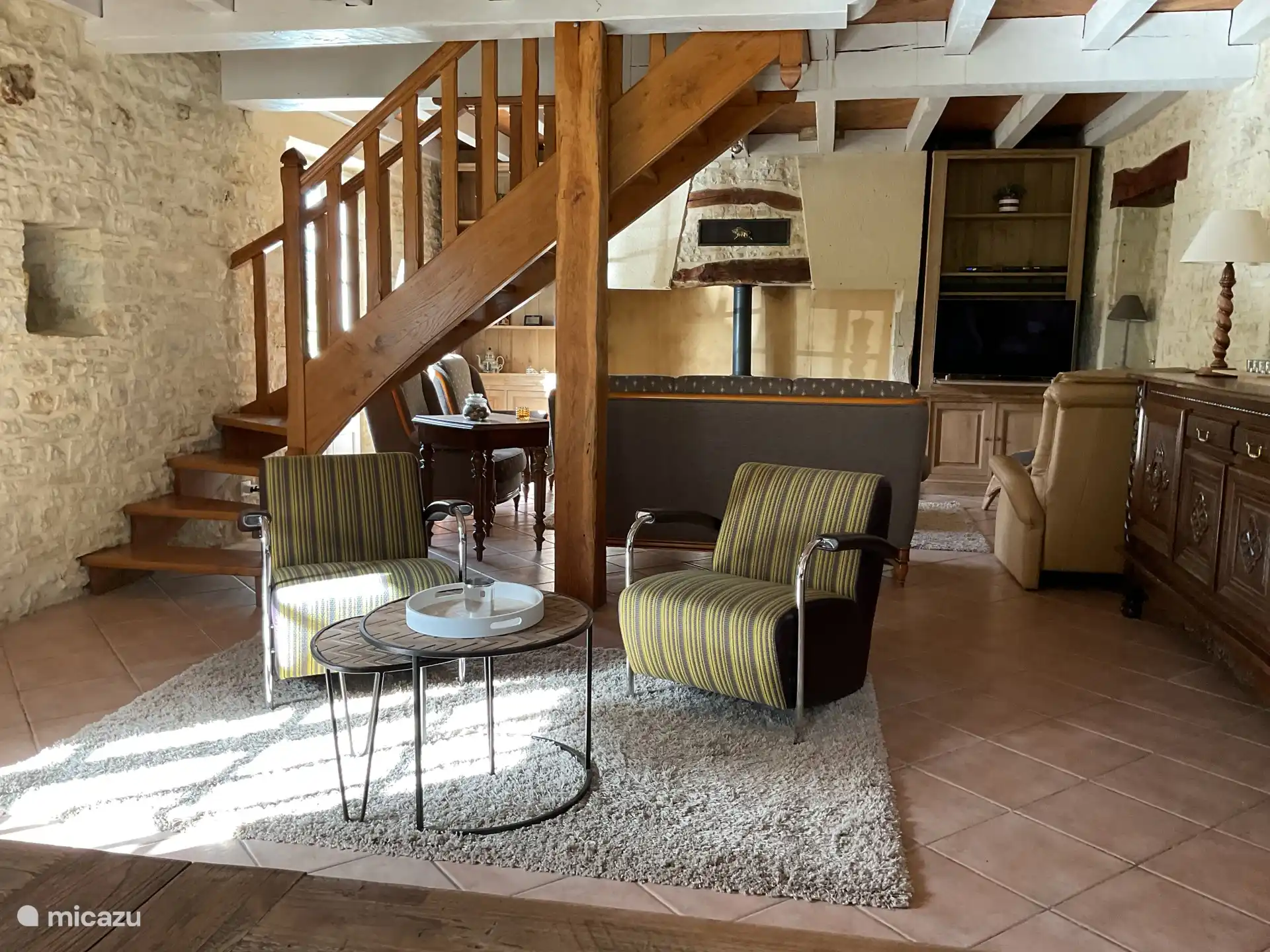 extra Sitzecke im Wohnzimmer