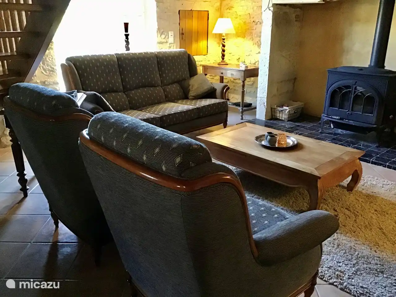 Immer gemütlich im Salon.