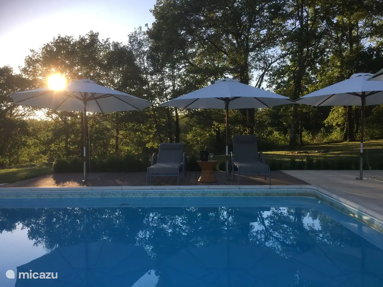 Die letzten Sonnenstrahlen.