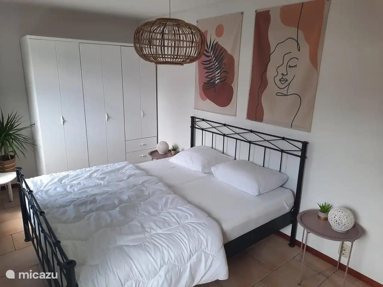 Schlafzimmer im Erdgeschoss.