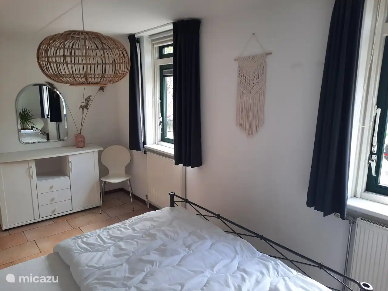 Schlafzimmer im Erdgeschoss.