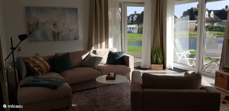 Inside it is cosily furnished.